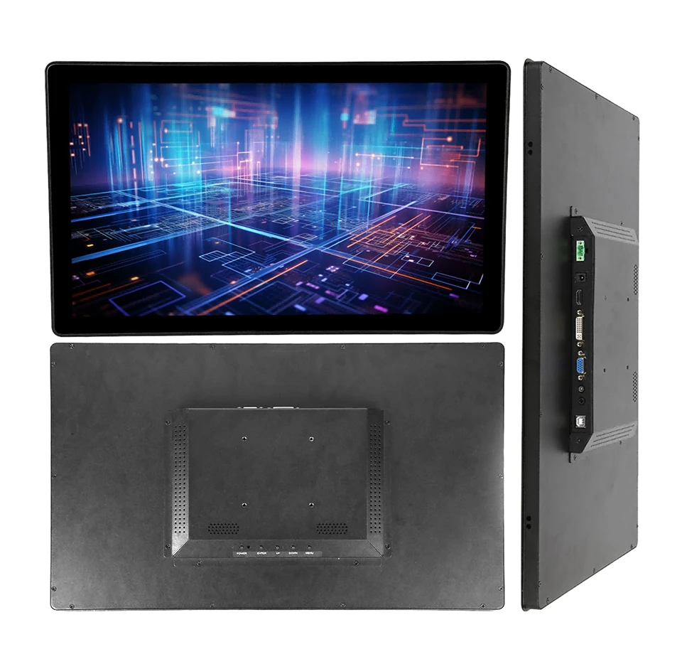 21.5 pous Embedded Touch ekran ki monitè kè bebe